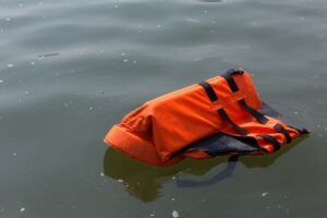 Child falls through railing in a jetty