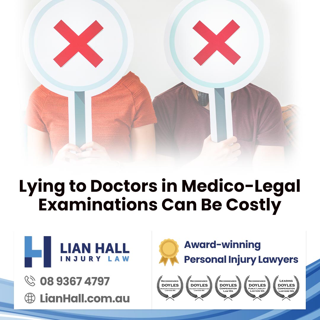 lying to doctors in compensation claims